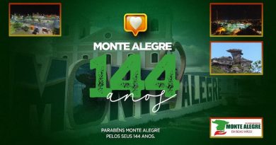 Resumo da noite dos 144 anos de Monte Alegre